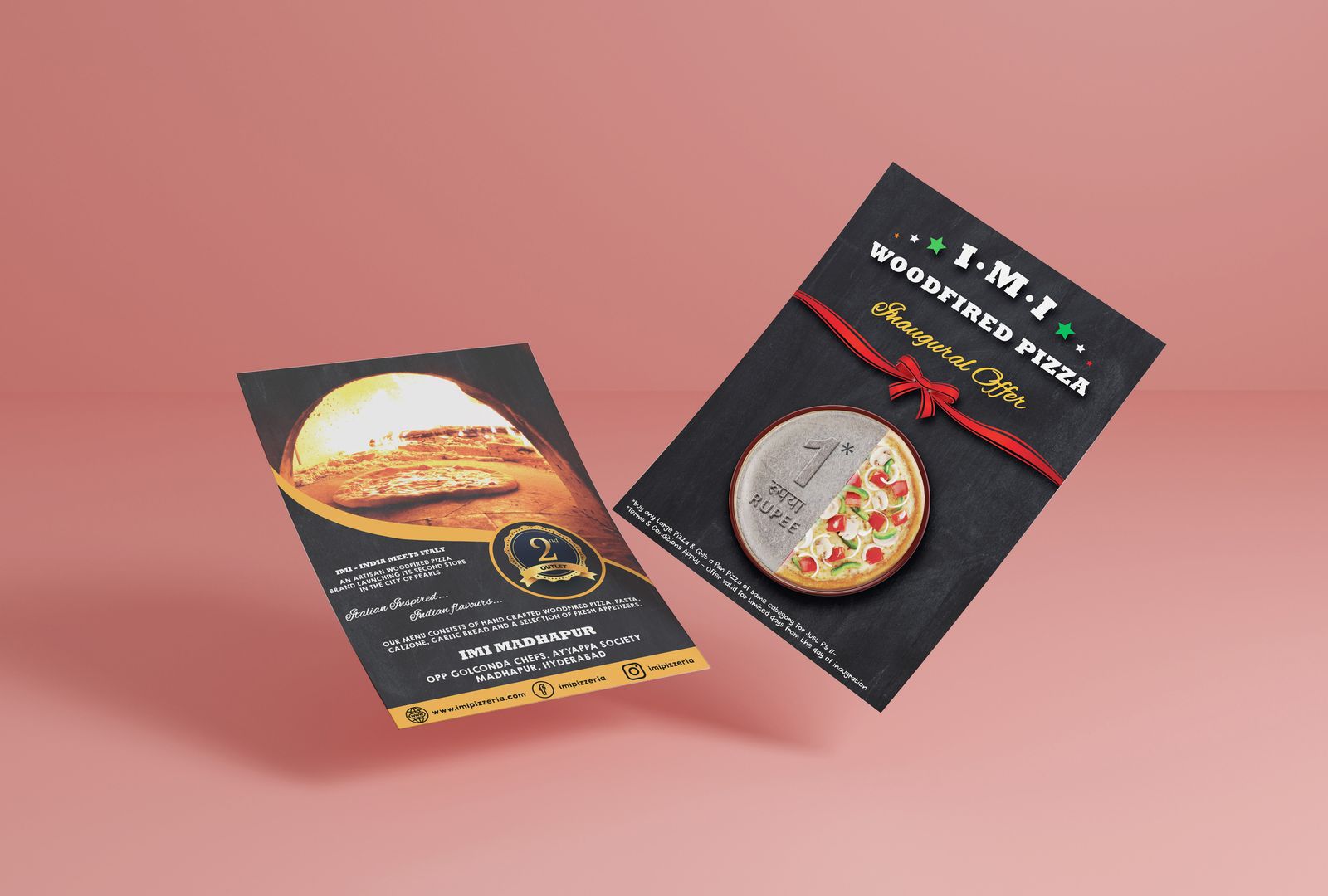 IMI Pizzeria Flyer